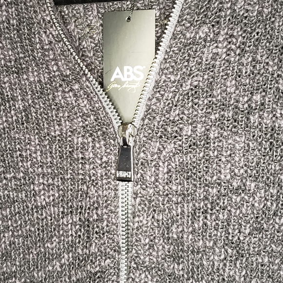ABS Allen Schwartz Zipper Sweater NWT - Picture 3 of 5